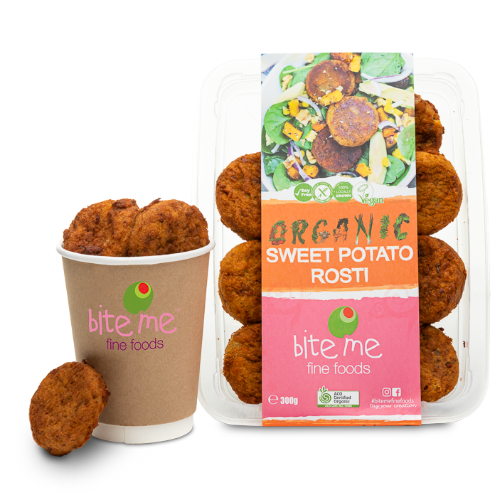 Organic Sweet Potato Rostis
