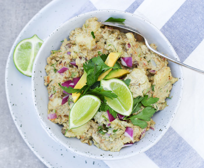 Vegan Potato, Falafel & Lentil Salad