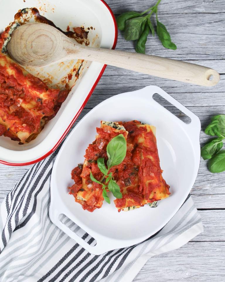 Vegetarian Falafel & Ricotta Cannelloni