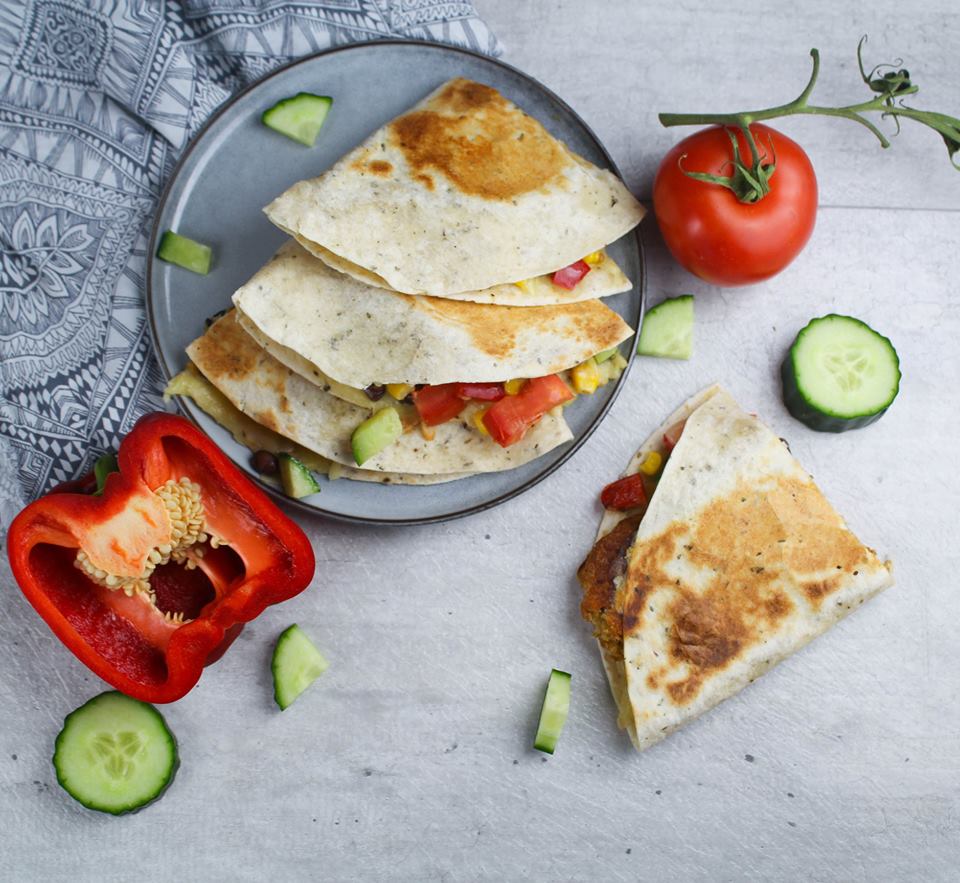 Spicy Quinoa Quesadillas