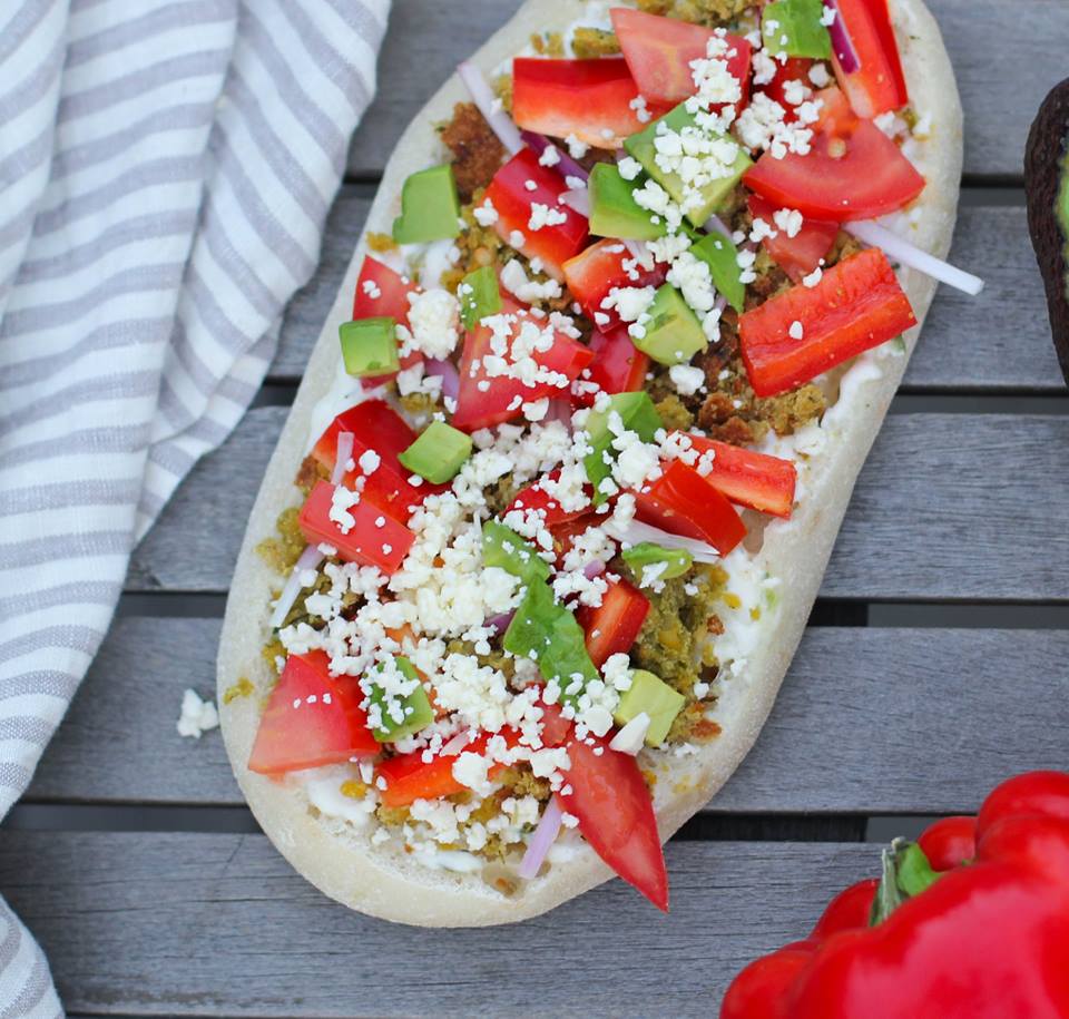 Mediterranean Falafel Flatbread