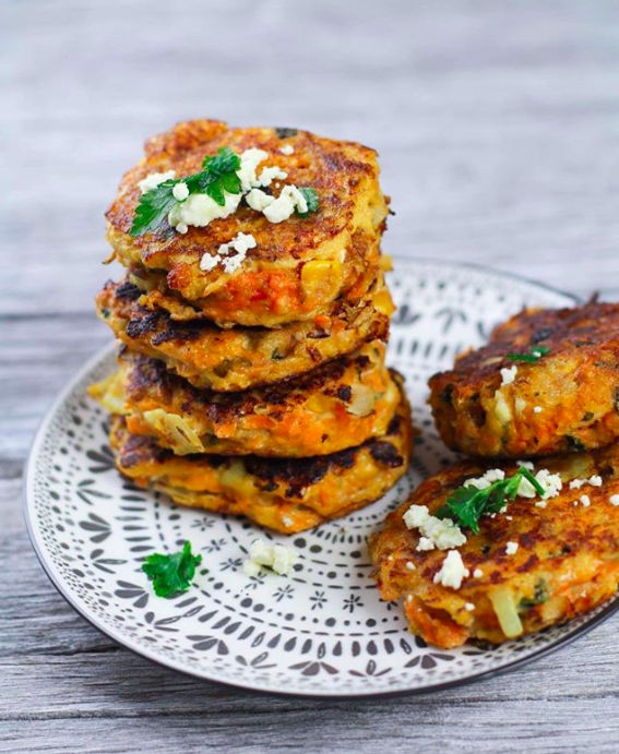 Carrot & Veggie Fritters