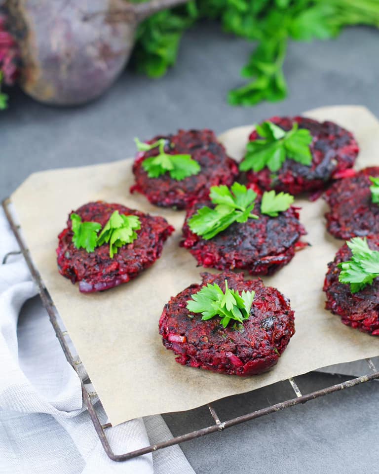 Beetroot Veggie Fritters - Bite Me