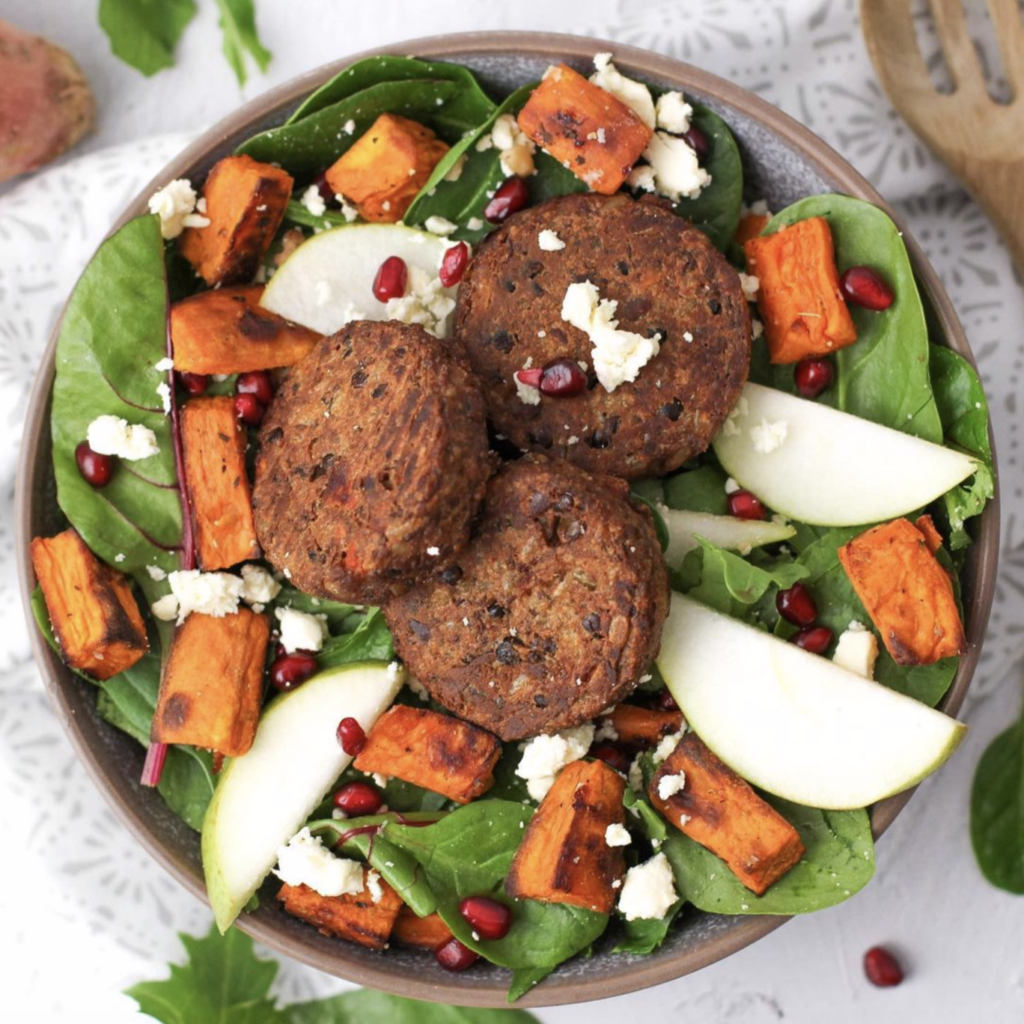 Pomegranate & Sweet Potato Salad - Bite Me